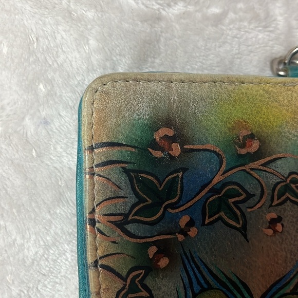 Biacci Hand Painted Leather Wallet - Picture 9 of 13